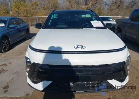 2024 Hyundai Kona N Line из США, поврежденный, VIN KM8HACA31RU080498